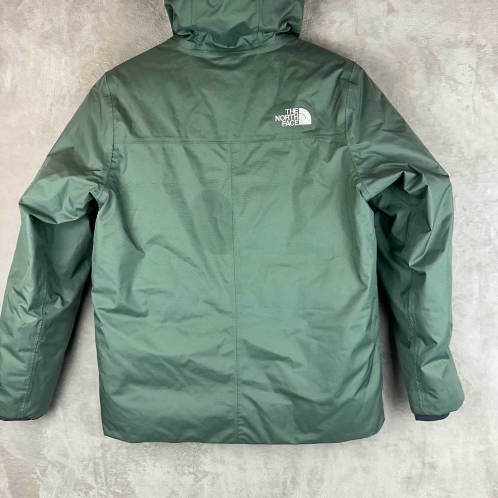 The North Face Girls DryVent 550 Down Parka Jacket Green NF0A4TJZ Large 14/16 - Picture 4 of 15